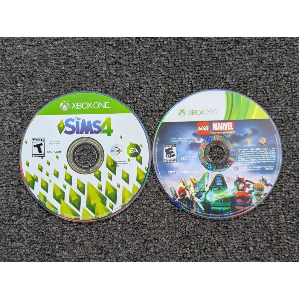 Xbox 360 + Xbox Lot Of 11 Games Loose Discs in Jewel Cases Tested